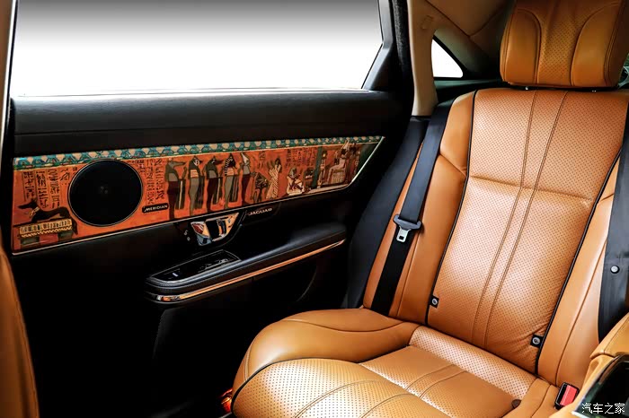 捷豹xjl桃木内饰彩绘改装案例