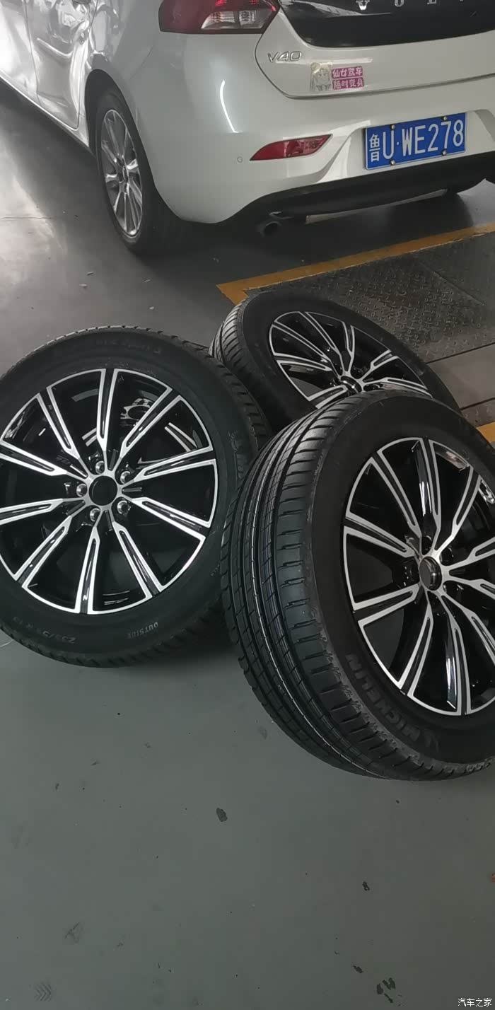 出一套沃尔沃xc60原车拆车米其林轮胎