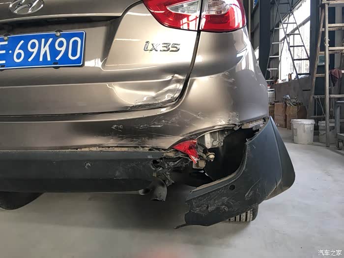 【图】车被追尾了怎么赔付_北京现代ix35论坛_汽车之家论坛