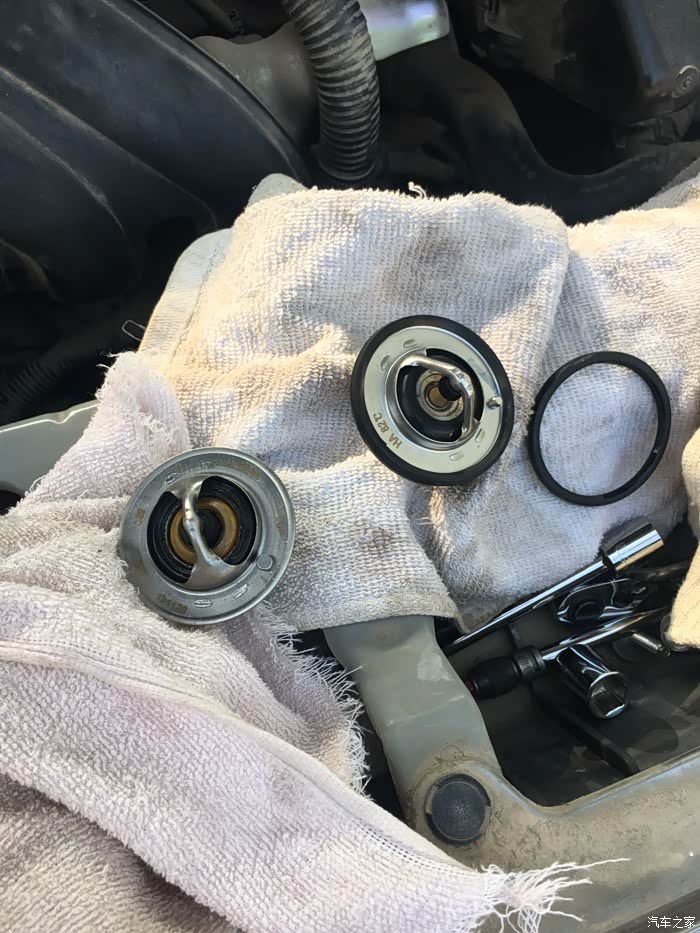 更换节温器说好的上作业