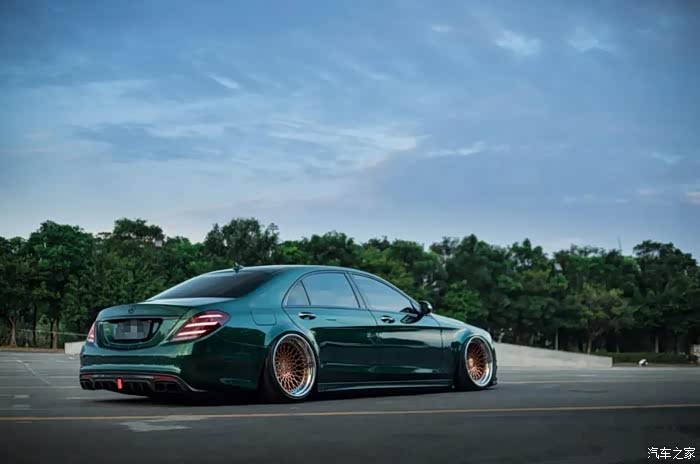 大哥气质这块抓得死死的奔驰s级w222改装鉴赏