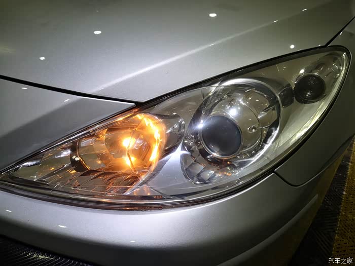 11年标致307大灯翻新