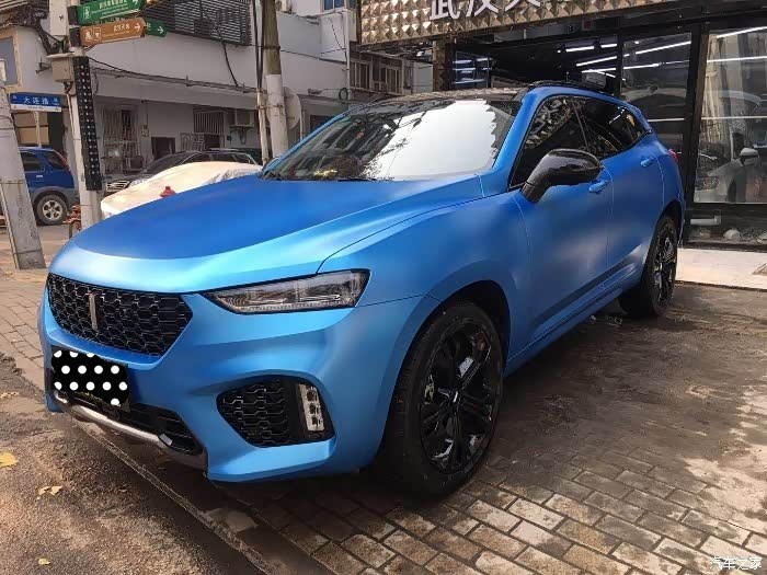 【图】武汉首台冰蓝色薇薇妻,换新衣"骚气"_魏牌 vv7论坛_汽车之家