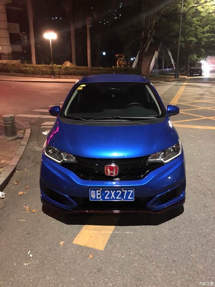 【图】深圳18款 gk首改 第一台海洋蓝 多图_飞度论坛_汽车之家论坛