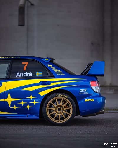 斯巴鲁翼豹wrx sti ,全车往wrc方向改的是真情怀呀