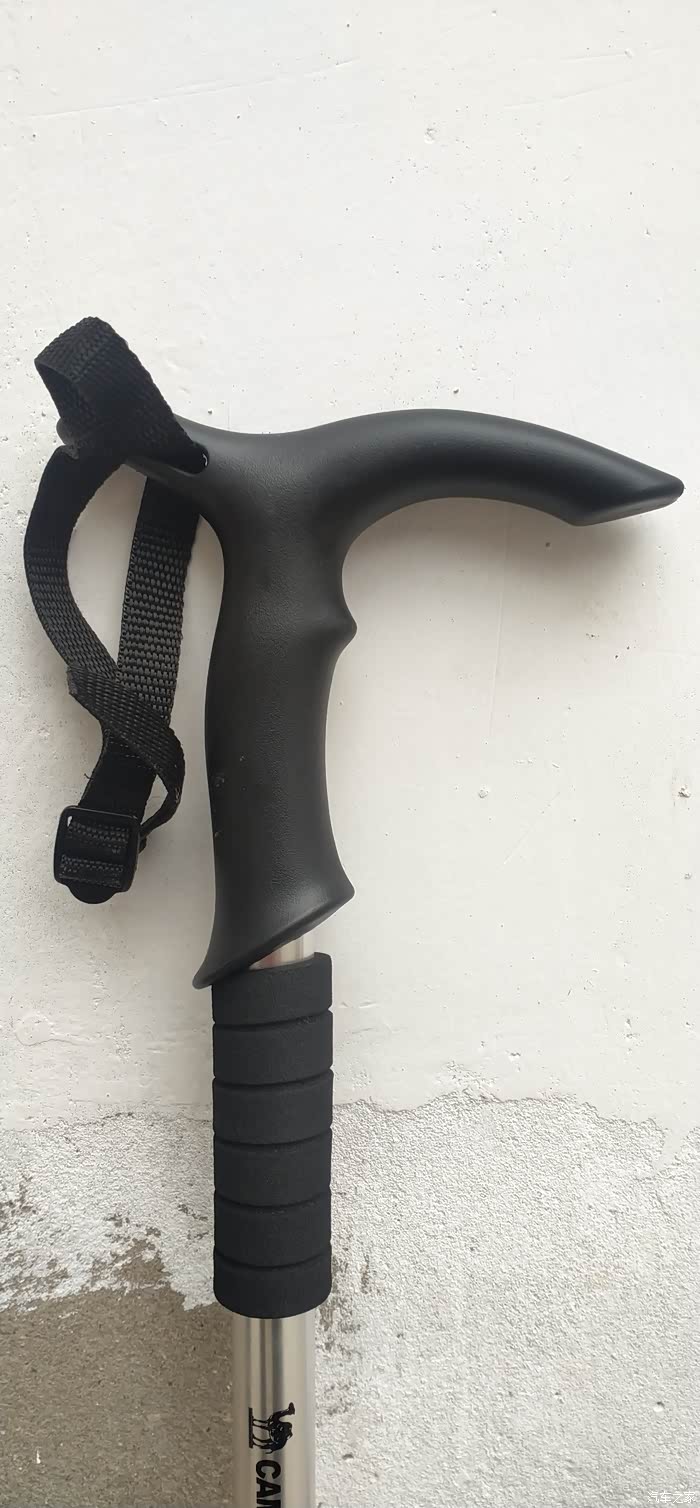 家众测】【790期】骆驼camel户外超轻铝合金登山杖 特制加长海绵手柄