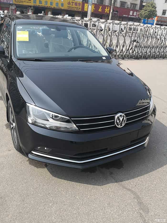1.6黑色速腾提车
