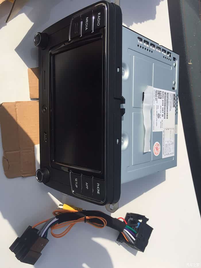 拆原车cd机动手安装德赛西威187b播放视频手机映射投屏