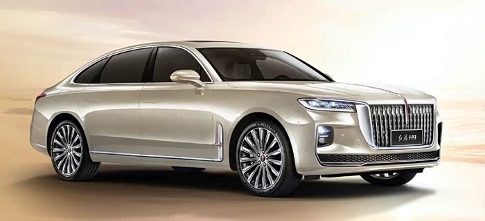 红旗h9流沙金配色