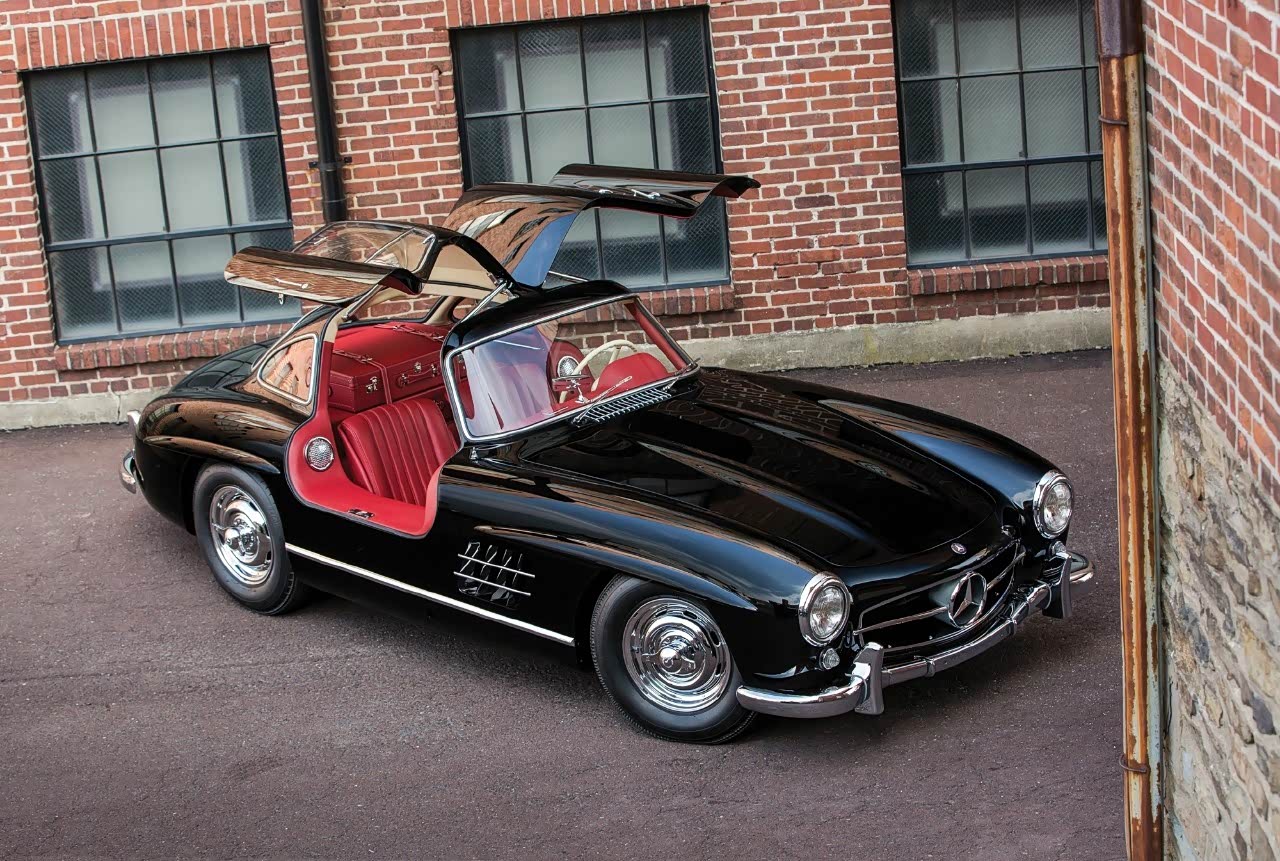 mercedesbenz300sl老爷车也疯狂