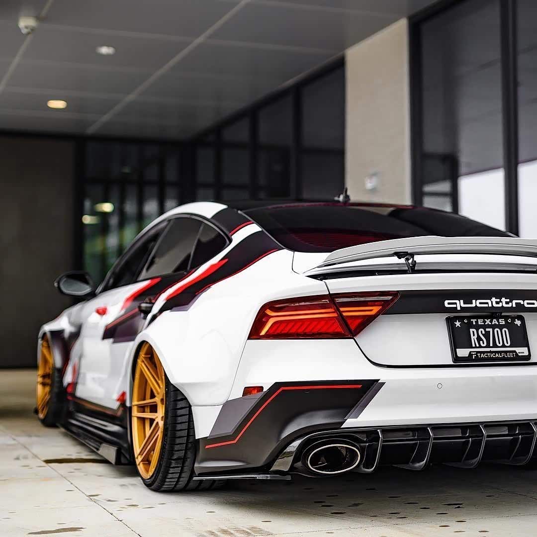 宽体奥迪rs7这太帅了