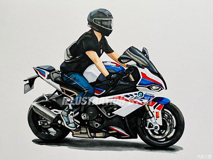 【图】【手绘机车】宝马系列bmw s 1000rr