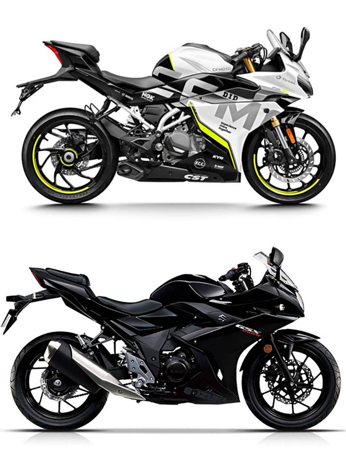 【圖】春風250sr 與 鈴木gsx250r 國產仿賽