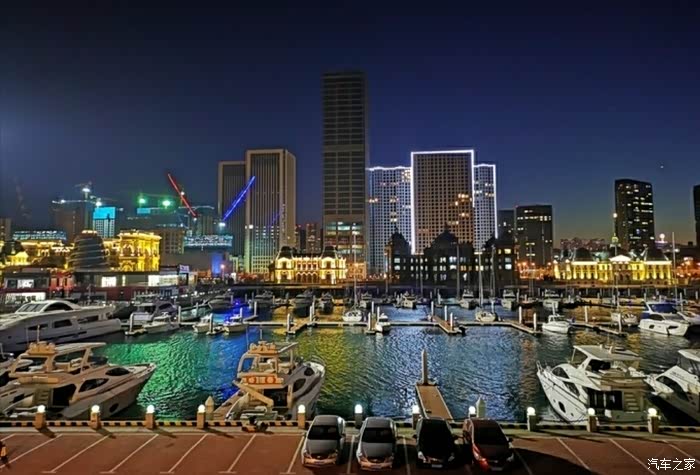魅力海港得傍晚风光
