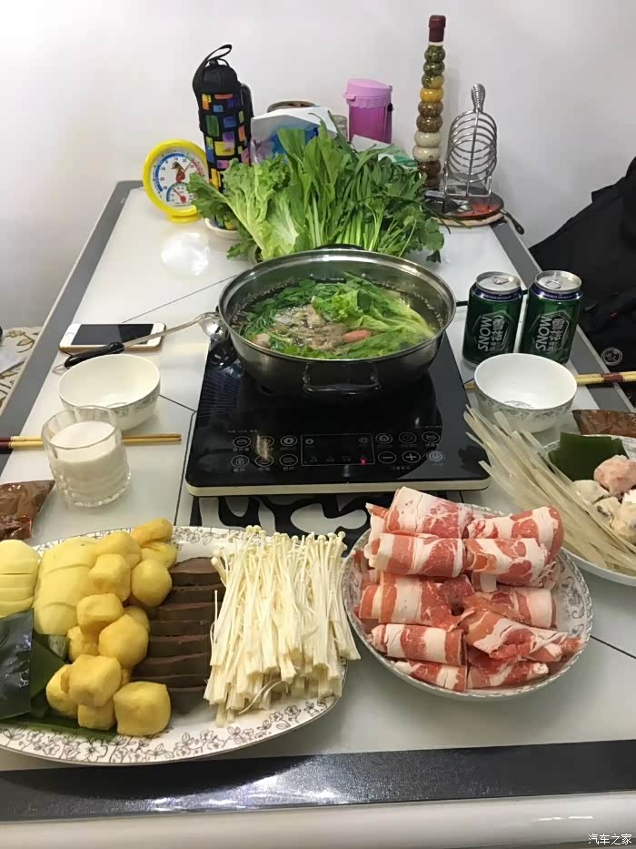 天冷,在家吃点火锅