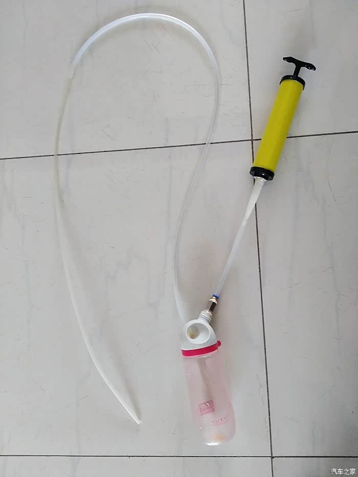 又换机油了新做了个手动抽机油神器