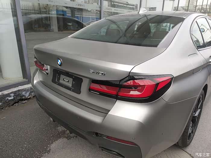 【图】540磨砂暗银到店预览,节后提车_宝马5系论坛_汽车之家论坛