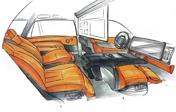 【图】手绘l9内饰图_理想l9论坛_汽车之家论坛