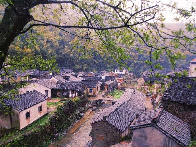 余姚金冠村一帘烟雨十里水墨