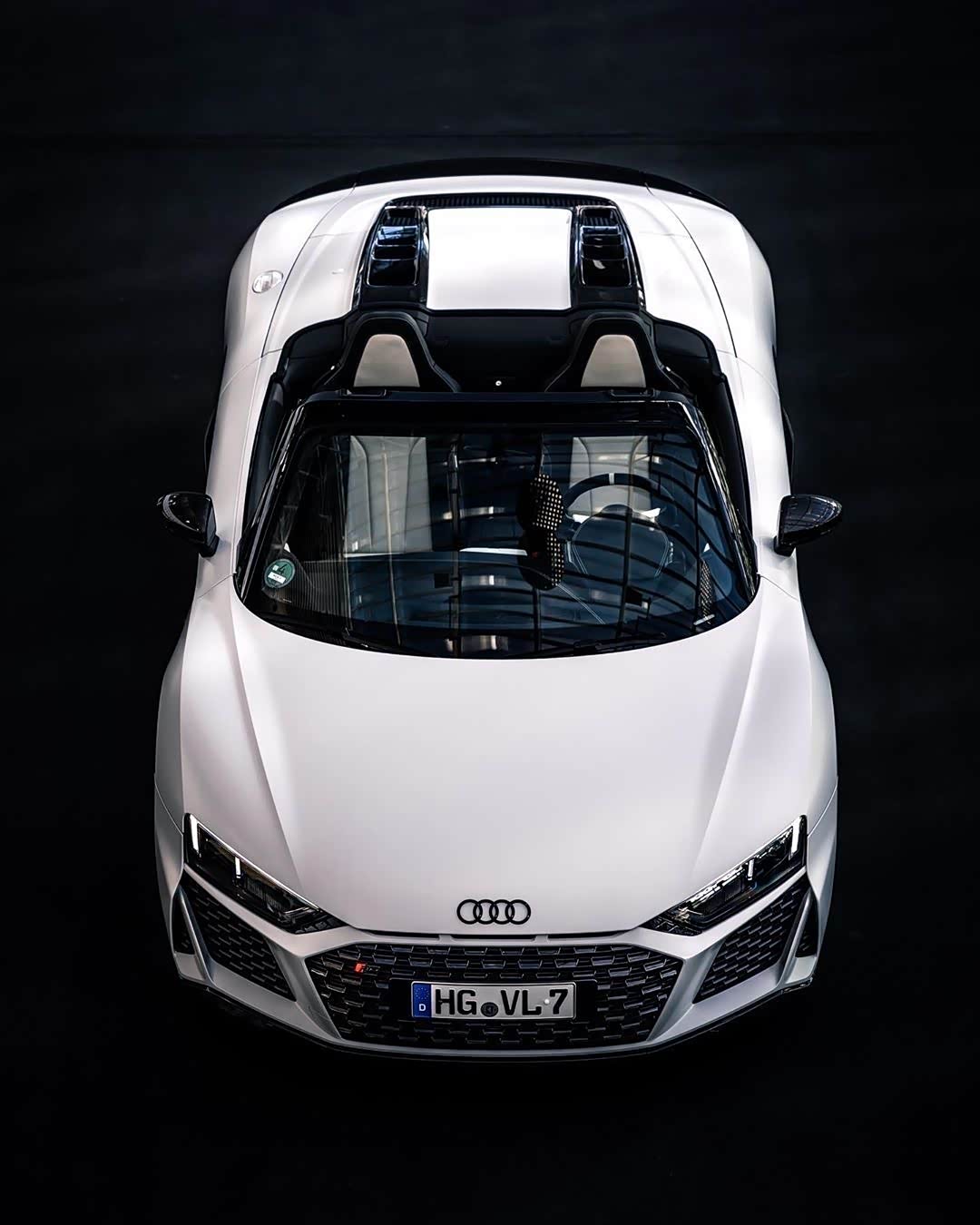 奥迪r8 v10 spyder,本车自带回头率