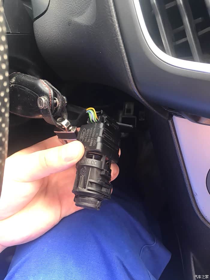 新福克斯 室内空调温度湿度传感器 怎么拆