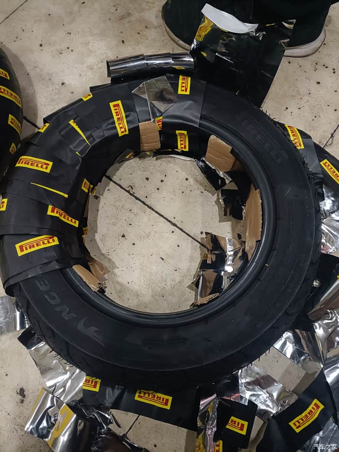 本田裂行升级倍耐力天使轮胎