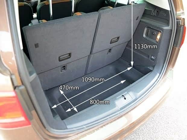【图】大众夏朗灵活实用的后备箱尺寸_夏朗论坛_汽车之家论坛