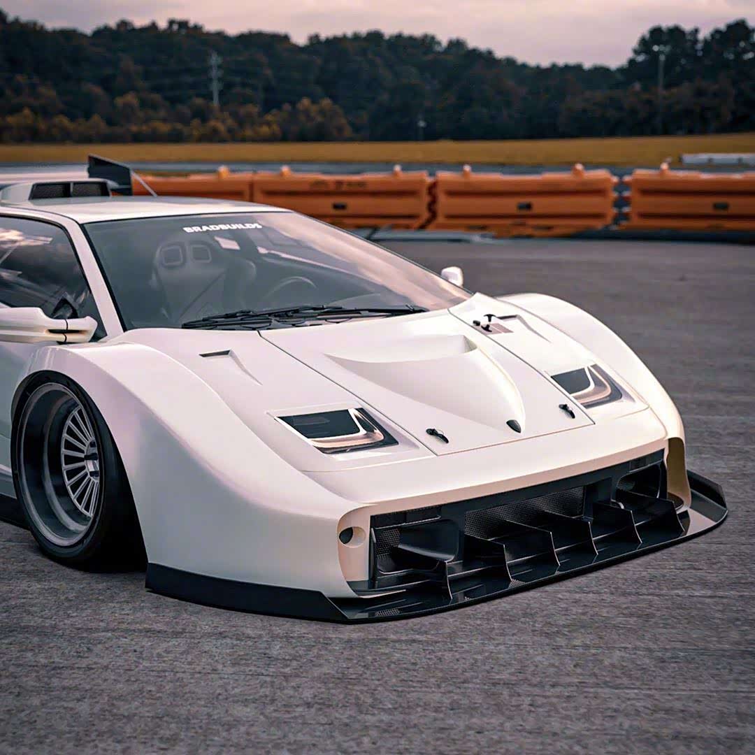 贴地宽体大尾翼diablo gt-r