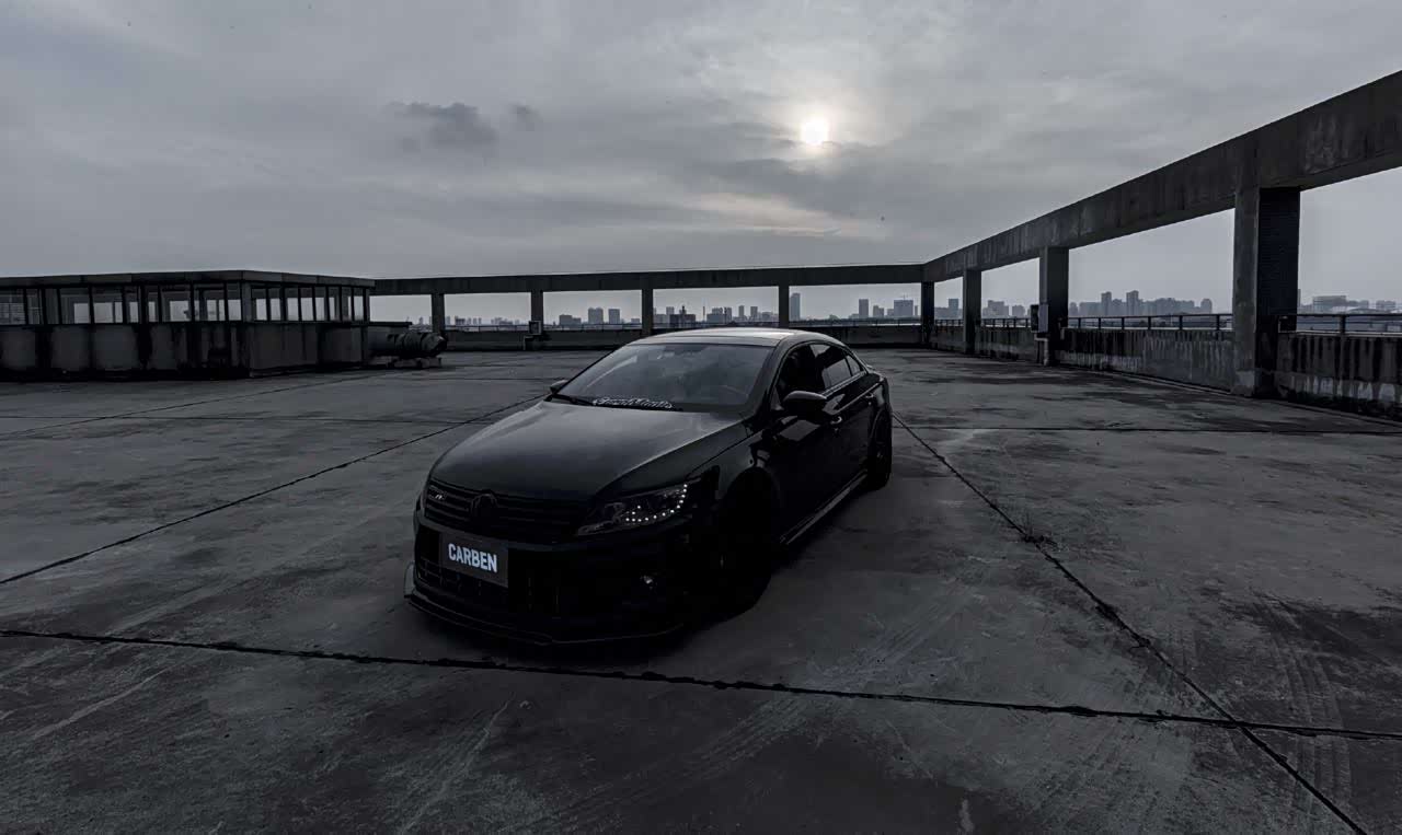 黑武士大众cc改装案例