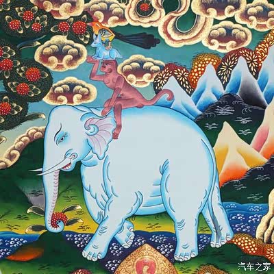 冬游广仁寺,由藏族宗教壁画《四瑞和睦图》说开去