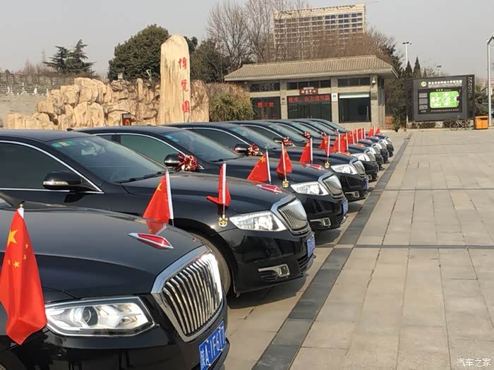 红旗h7杨凌示范区彰显国车之魅力!