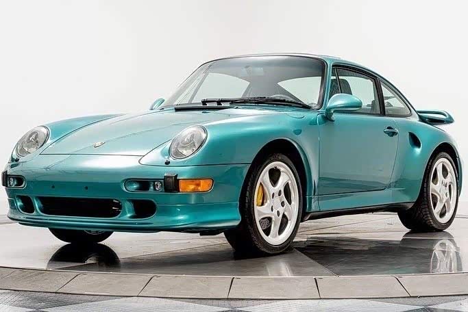 温布尔登绿1997款保时捷 911turbo s,经典.