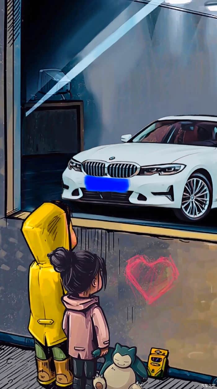 【图】新3系 橱窗外的小男孩看车图_宝马3系论坛_汽车之家论坛
