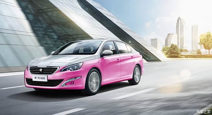 标致408ps改色试试感觉辛巴赫
