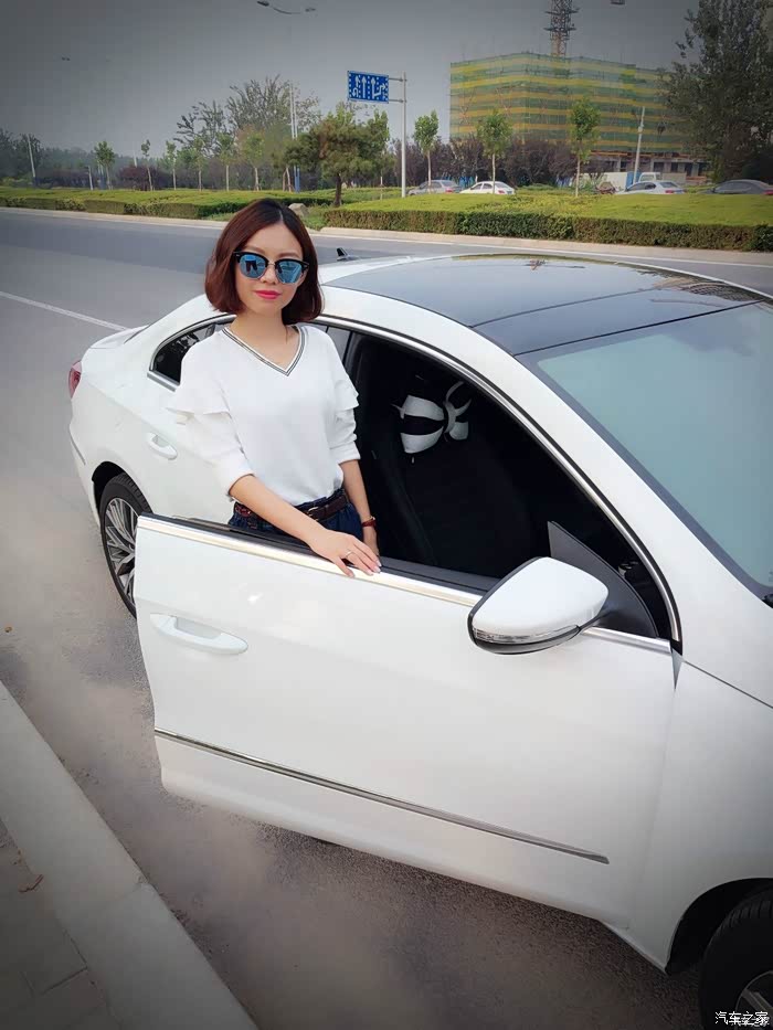 【图】大众cc 美人配香车 媳妇当车模_一汽-大众cc论坛_汽车之家论坛
