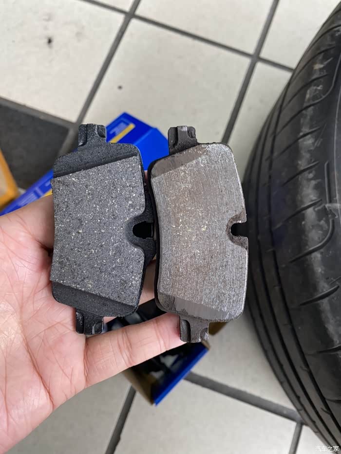 【图】宝马3系更换噶尔法刹车片_宝马3系论坛_汽车之家论坛