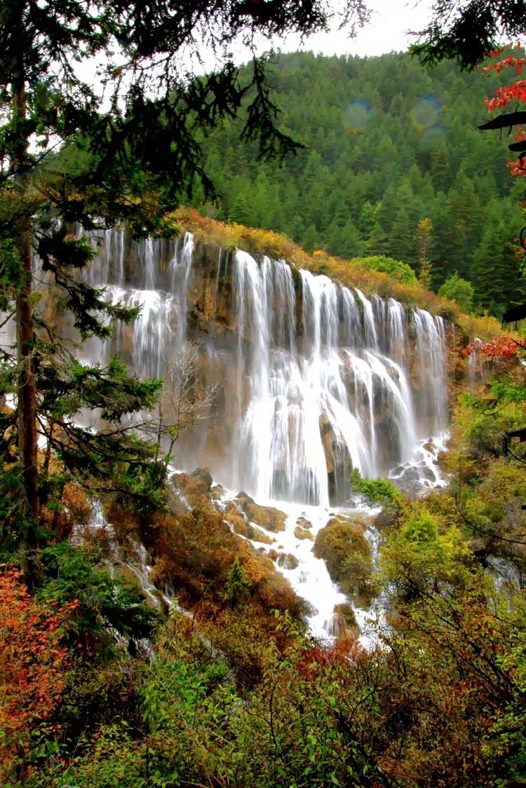 五彩斑斓,美景如画,好美的九寨沟秋景!