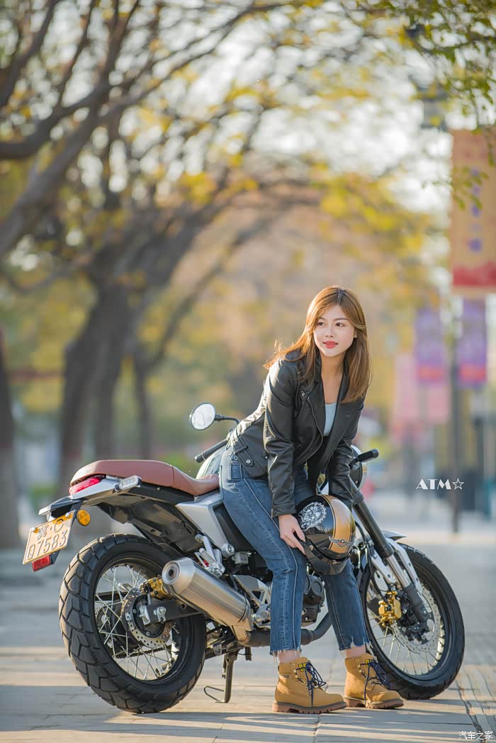 【图】小美女一见倾心,1.5个w入手复古cb_摩托车论坛_汽车之家论坛