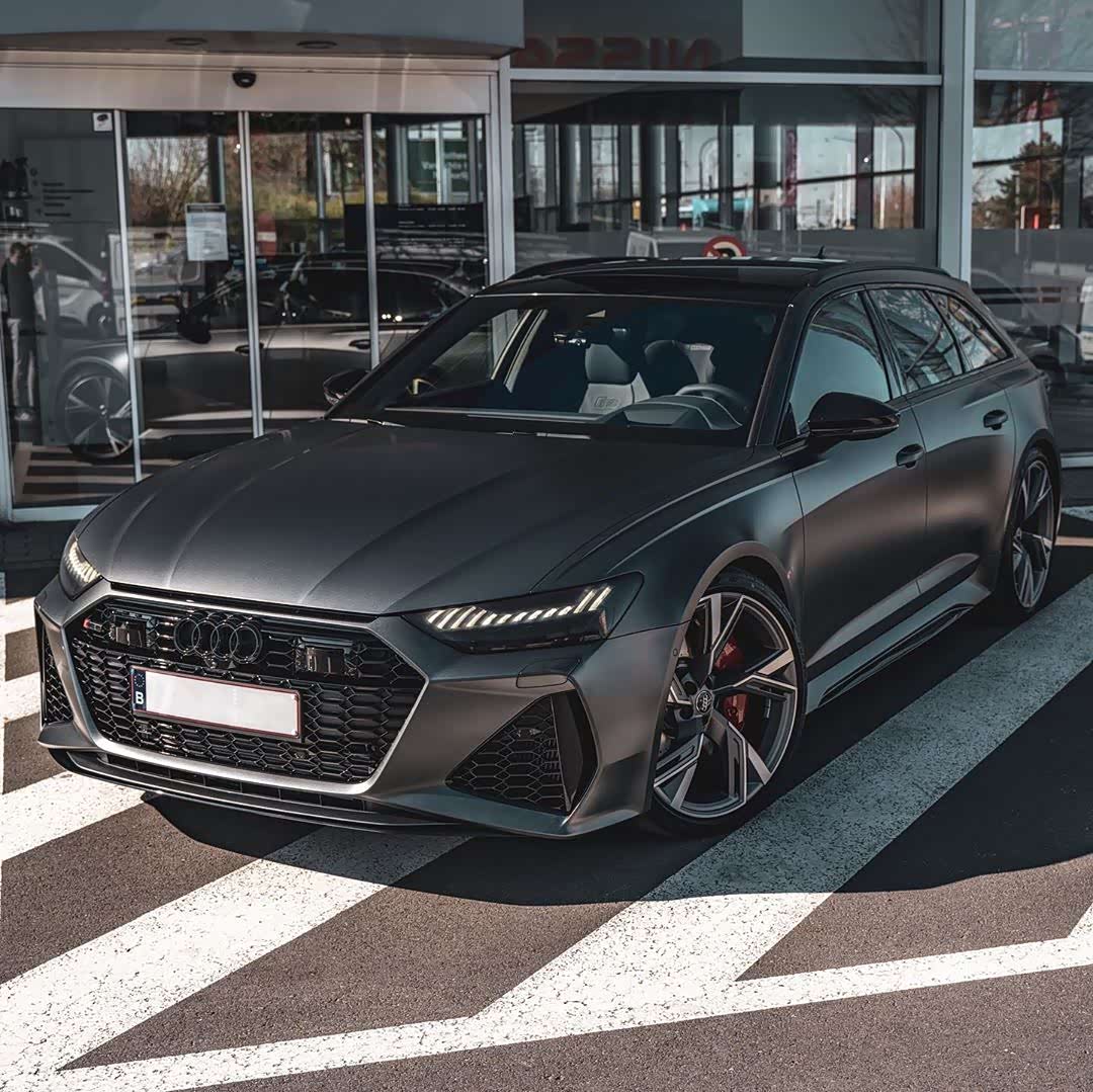奥迪rs6 avant;600马力,屁股大
