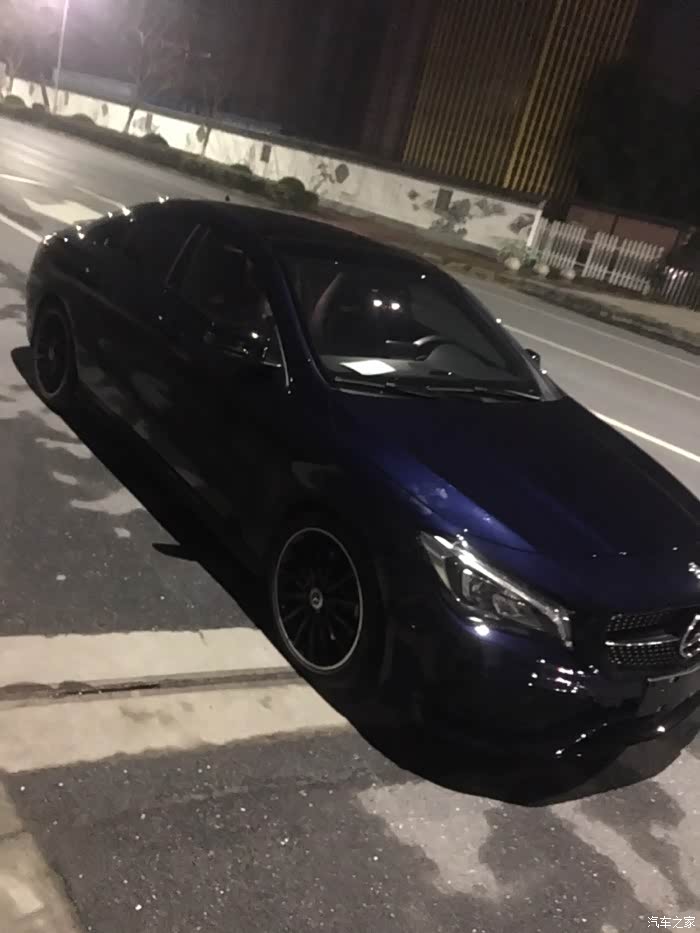 【图】cla200时尚,钙石蓝_奔驰cla论坛_汽车之家论坛