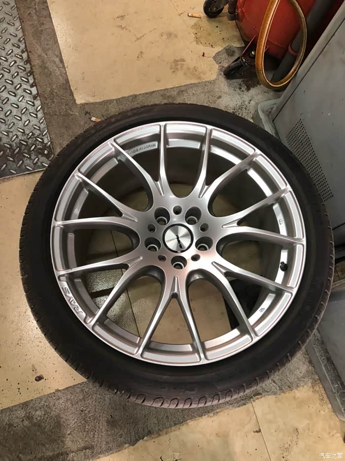 19寸rays正品轮毂95新自家用件