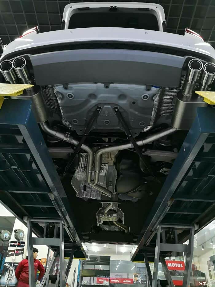 新款运动版奥迪a6改mix中尾段排气