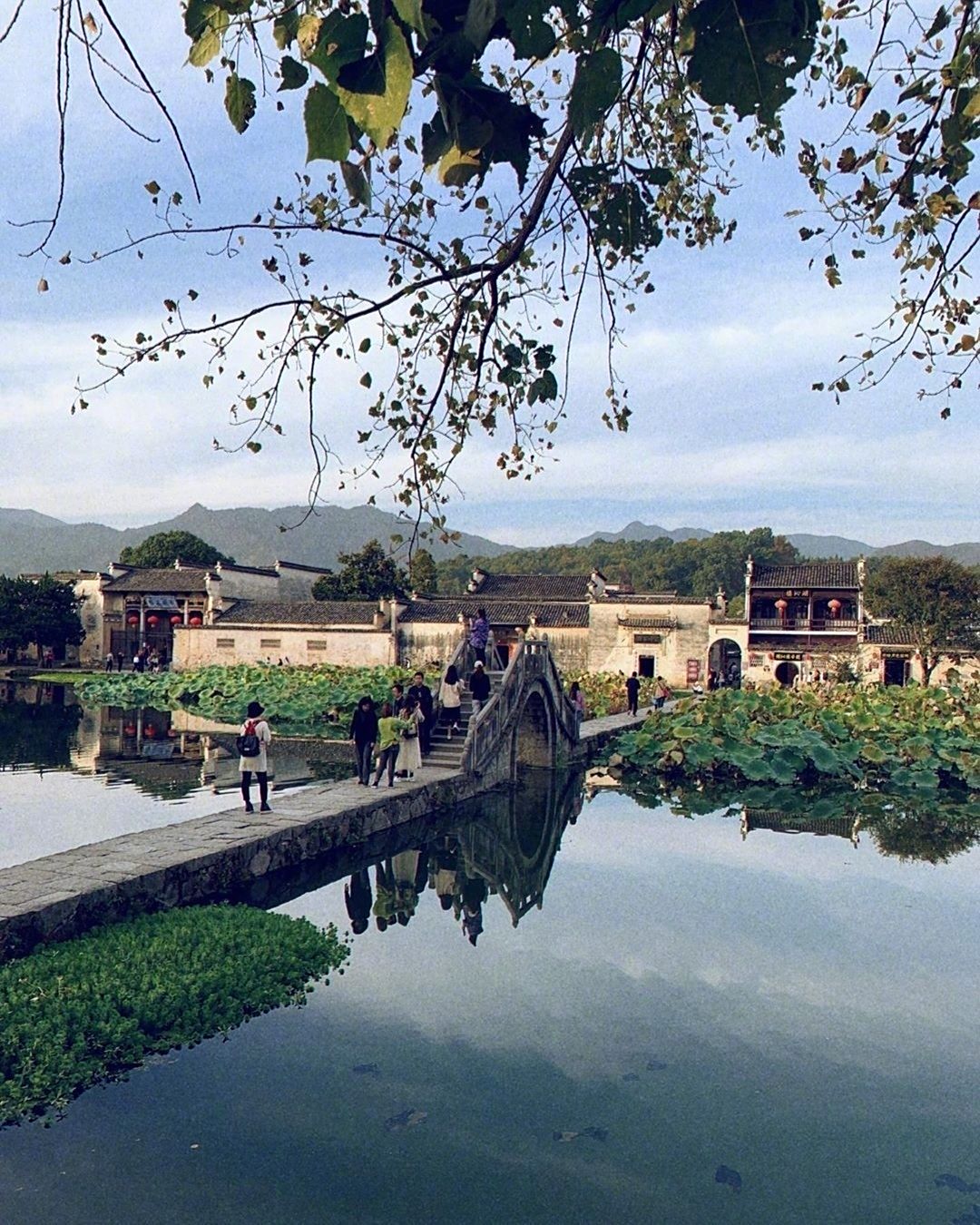 安徽古鎮 如同誤入水墨畫中的風景——宏村