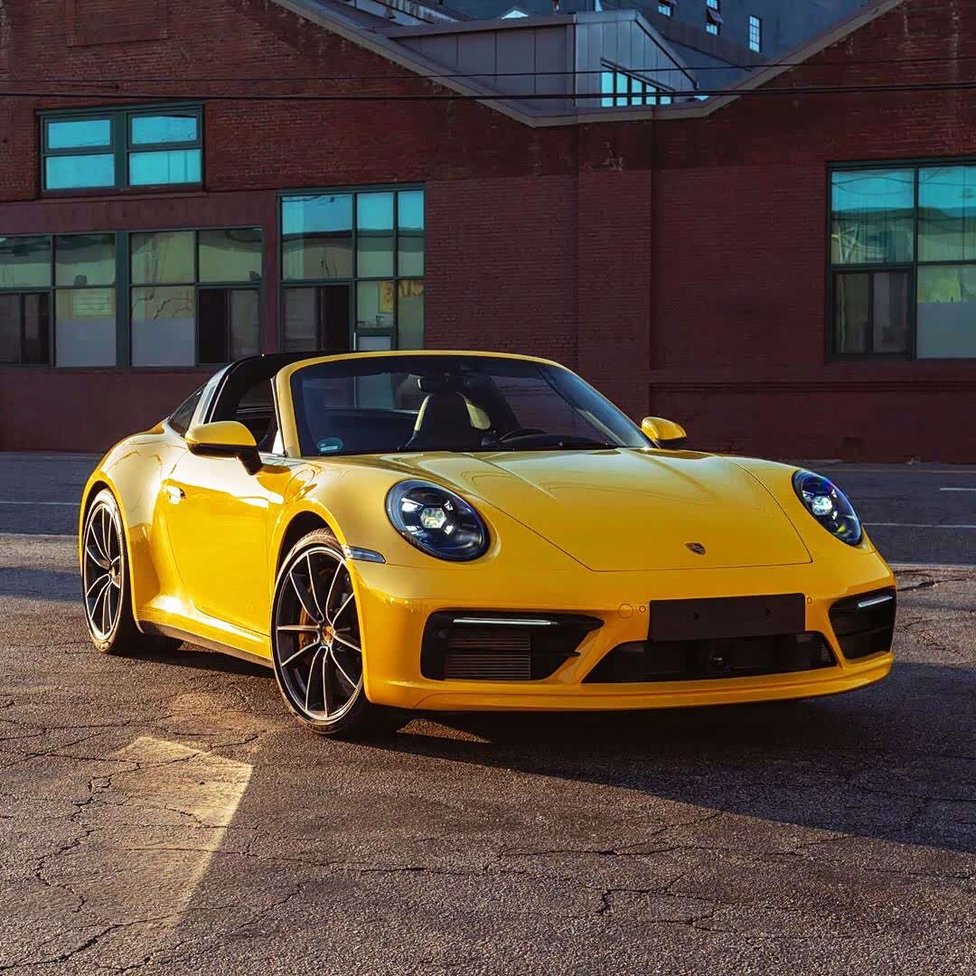 【图】porsche 911 targa 4s 战斗黄_保时捷911论坛_汽车之家论坛