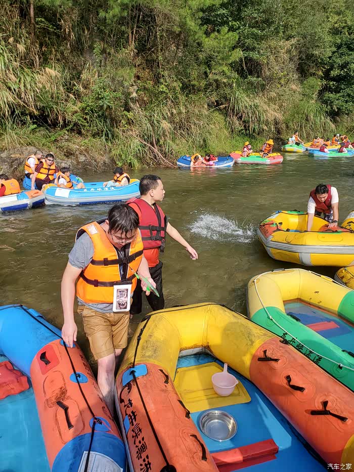 夏末物语已知秋杭州博越车友会龙井峡漂流行