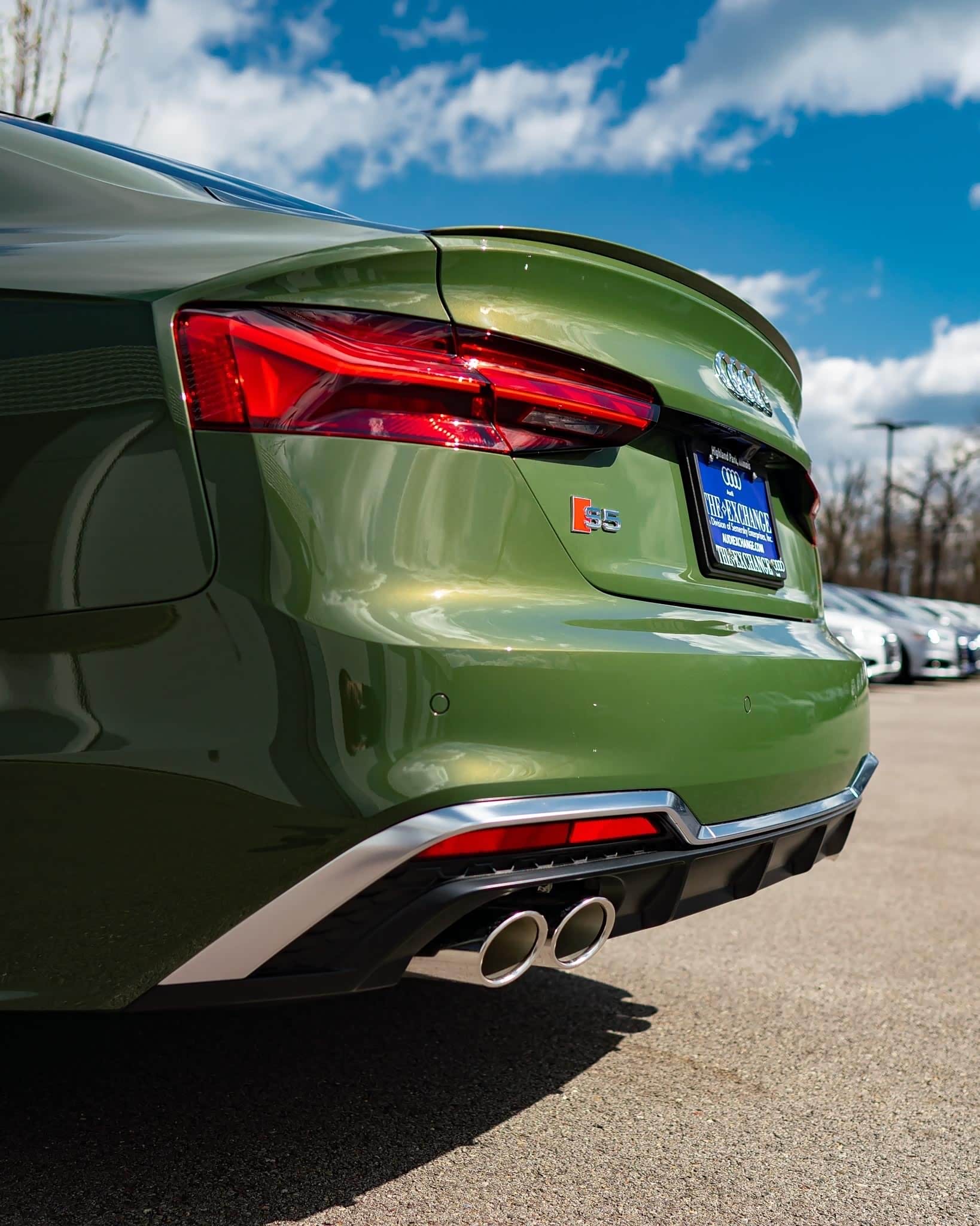 audi s5 一款靓丽的绿色轿跑._奥迪s论坛_手机汽车之家