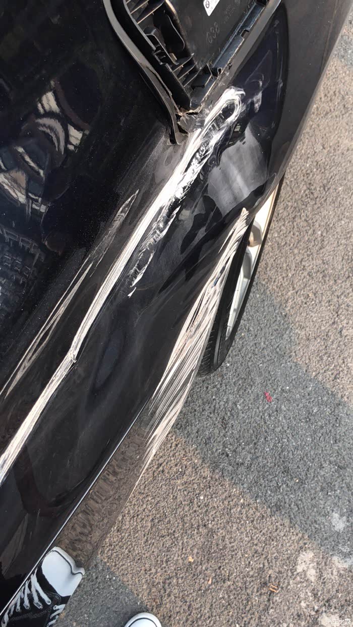 【图】这个后翼子板怎么处理好,钣金还是切割_宝马5系论坛_汽车之家