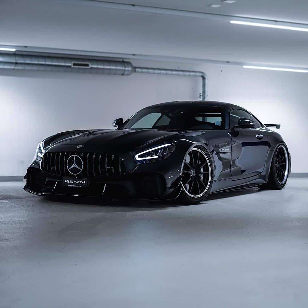 奔驰amg gtr pro全黑