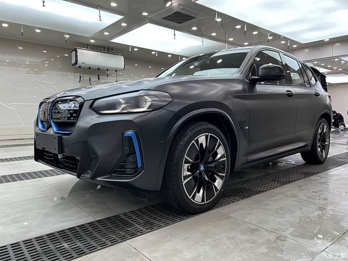 宝马ix3施工专车专用哑光隐形车衣爱车保护上海老程