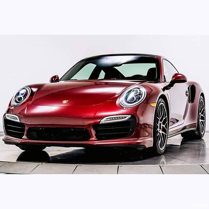 紅色的保時捷porsche 911,樣子楚楚動人,真的愛了.